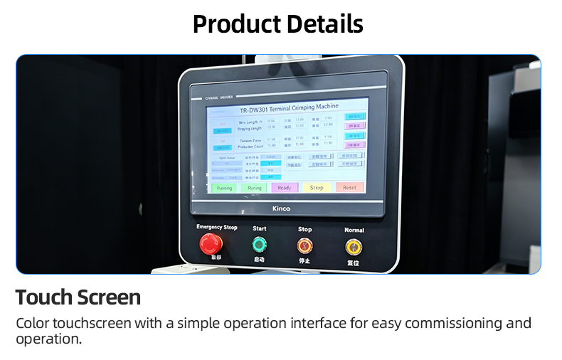 TR-DW301 Three-in-One Terminal Crimping & Heat-Shrink Tubing Machine — detail 3