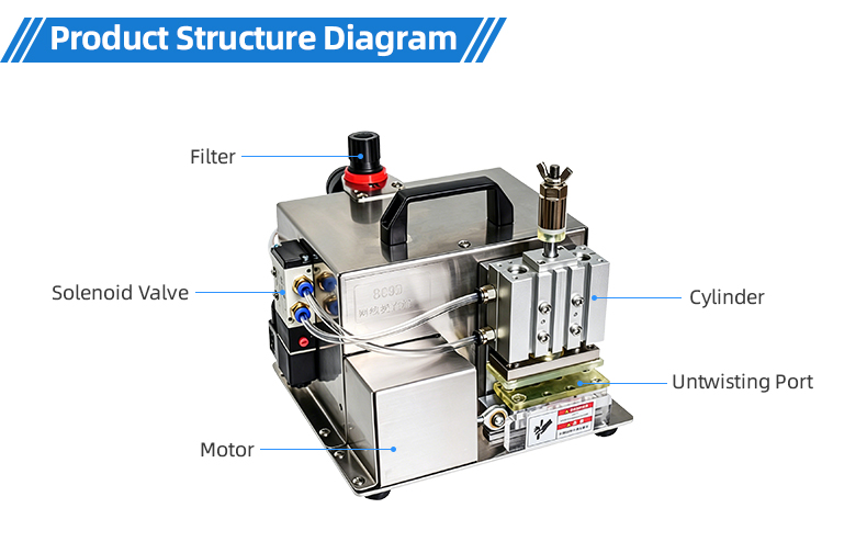 TR-QXJ00 Network Cable Untwisting & Straightening Machine — detail 9
