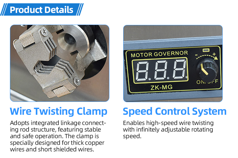 TR-805 Square Clamp Wire Twisting Machine — detail 7