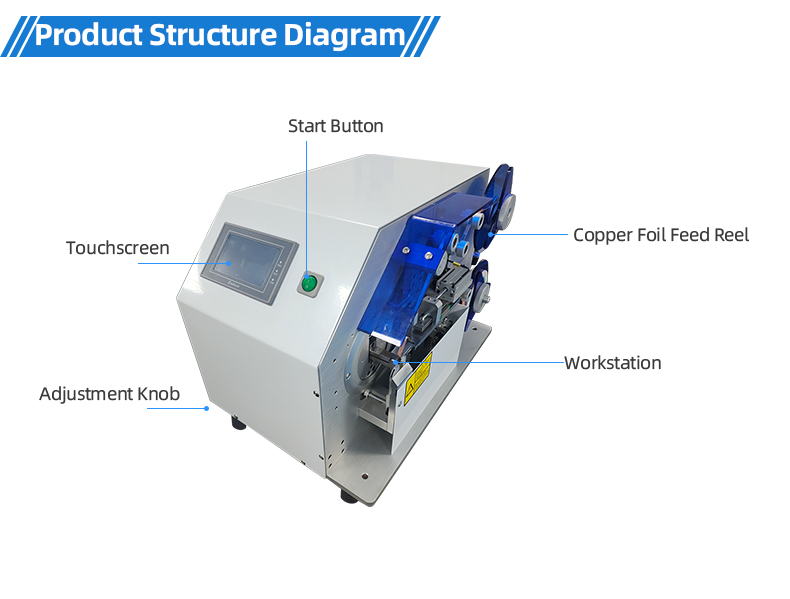 TR-TB01 Automatic Wire Copper Foil Wrapping Machine — detail 6