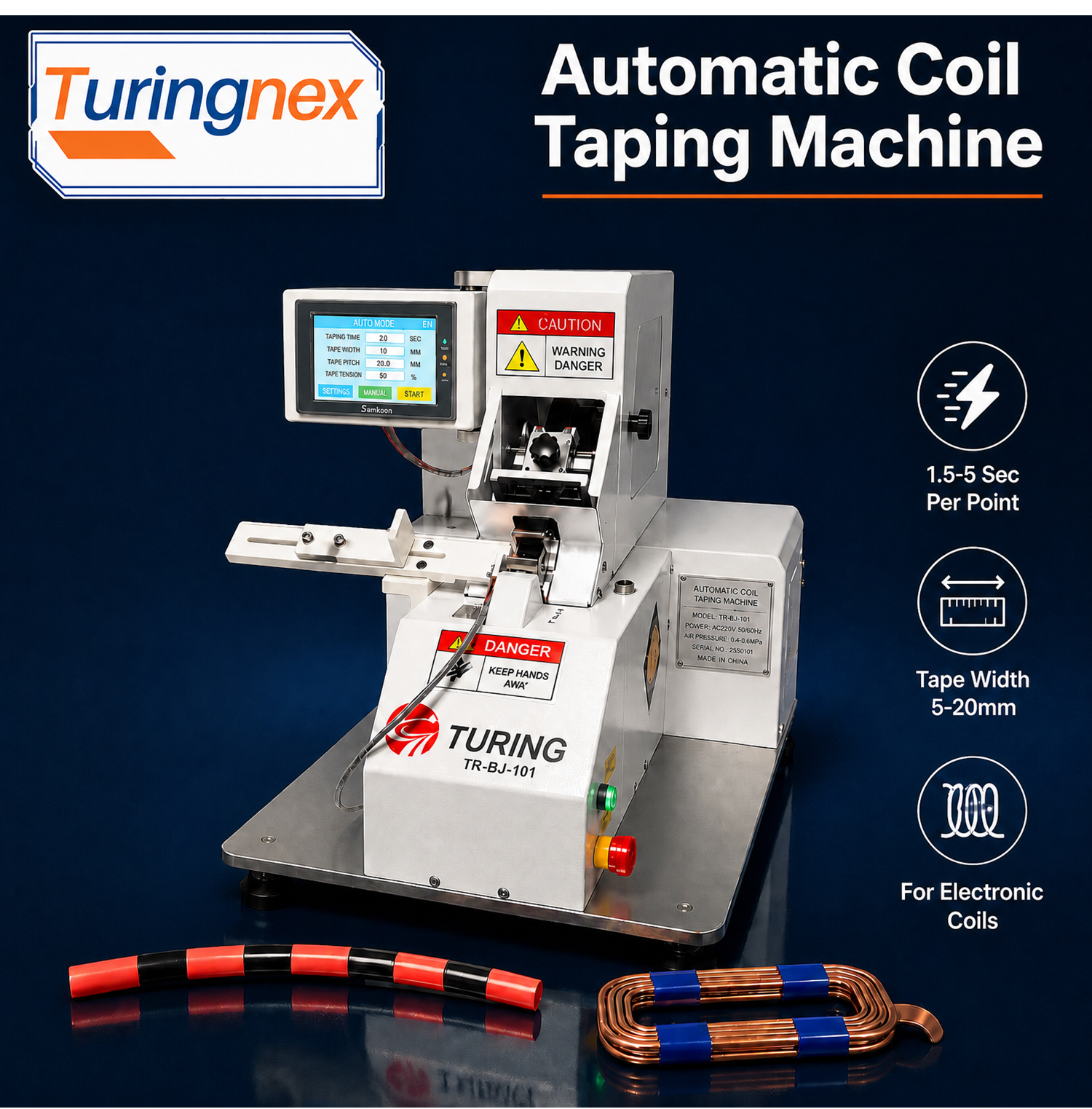 TR-BJ1015 Automatic Coil Tape Wrapping Machine — detail 2