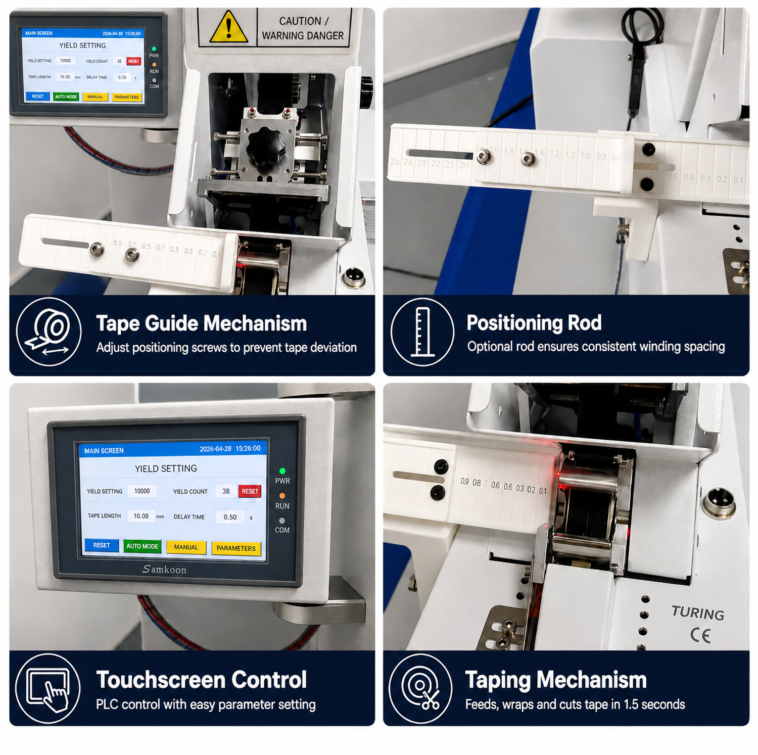 TR-BJ1015 Automatic Coil Tape Wrapping Machine — detail 5