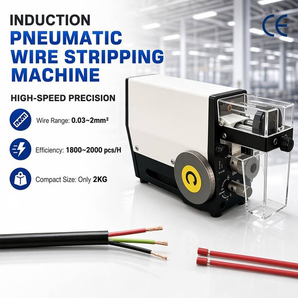 TR-2015C Induction Pneumatic Wire Stripping Machine