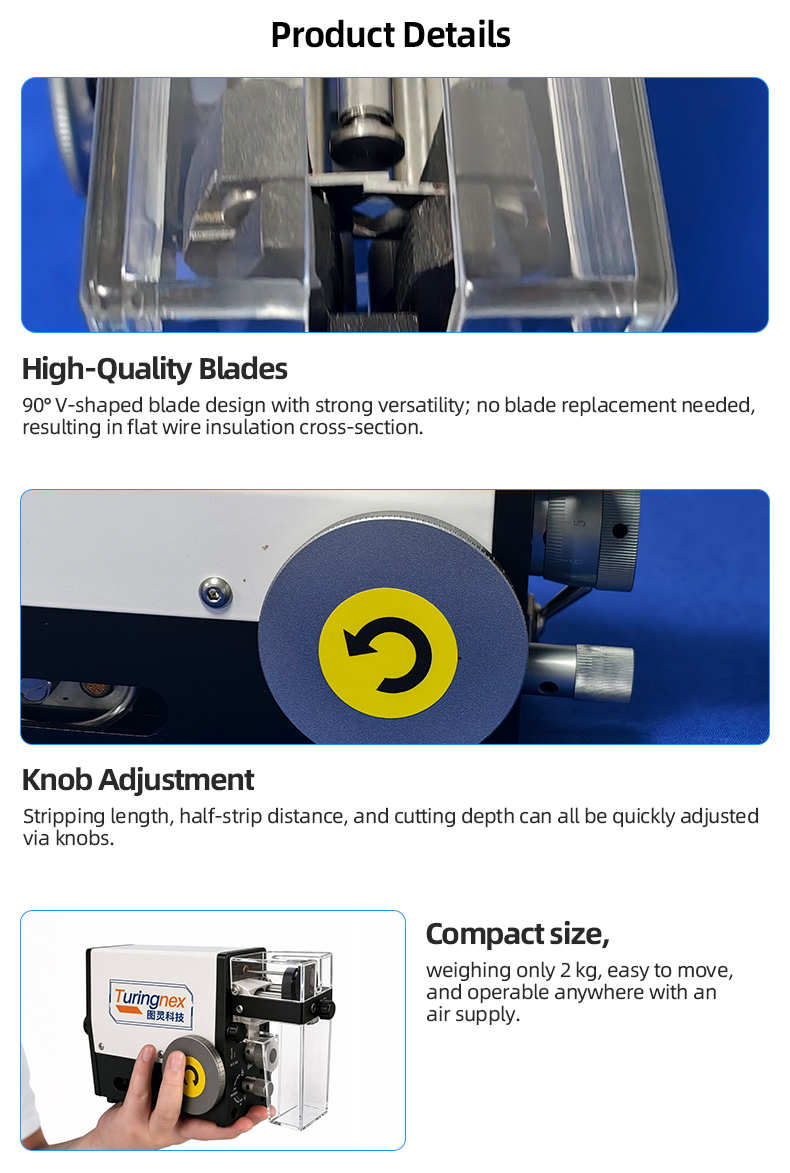 TR-2015C Induction Pneumatic Wire Stripping Machine — detail 3