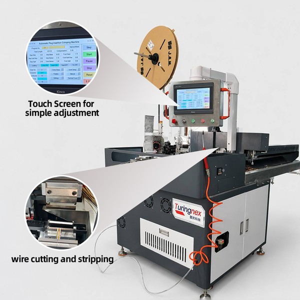 TR-FSS01 Fully Automatic Single-Head Multi-Hole Waterproof Plug Terminal Crimping Machine