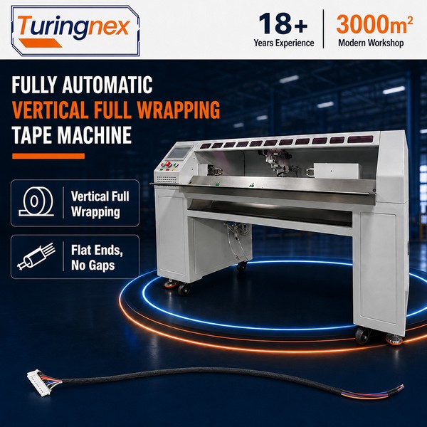 TR-850D Automatic Vertical Full-wrap Tape Wrapping Machine