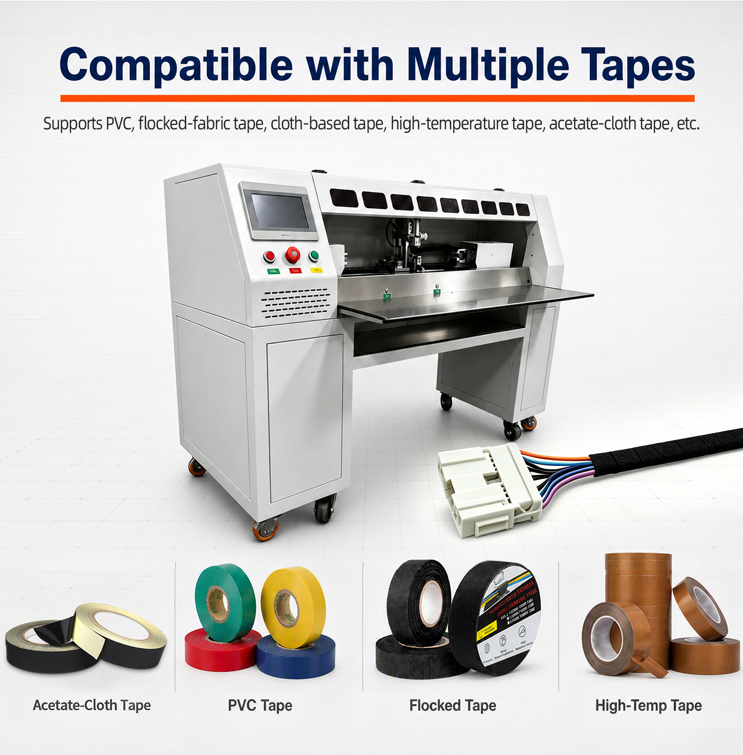TR-850D Automatic Vertical Full-wrap Tape Wrapping Machine — detail 4