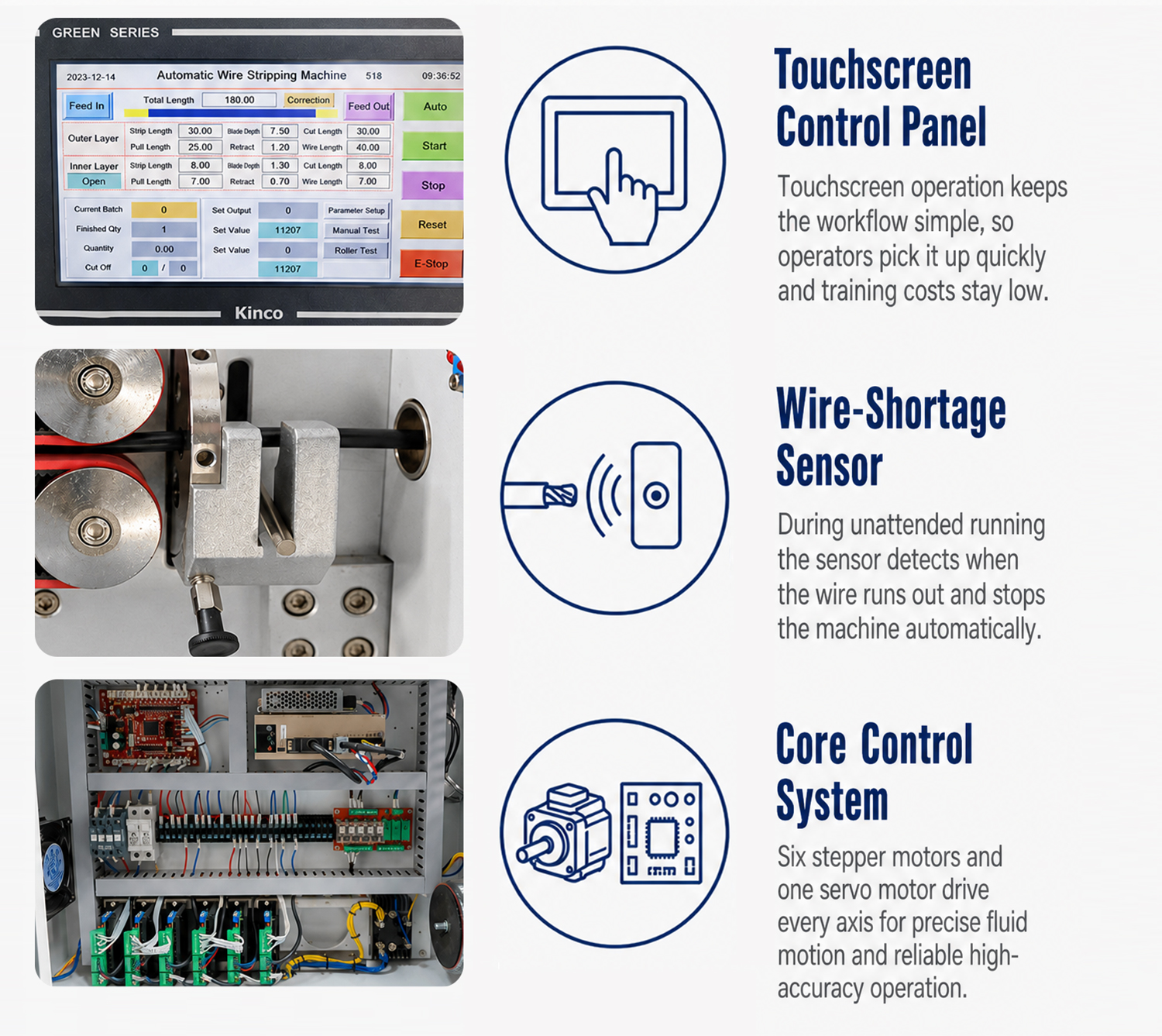 TR-8030YJP Computer-Controlled Wire Stripping Machine with Marking Function — detail 6